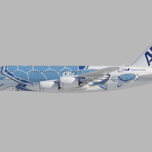 ANA PRESENTA “FLYING HONU”, ICONICA LIVREA PER IL NUOVO A380